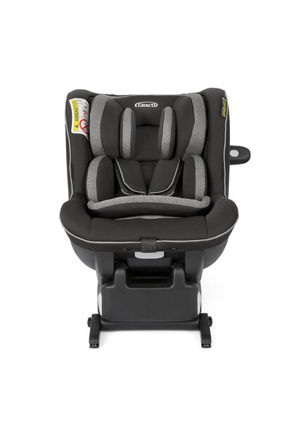 Graco autokrēsls Ascent (40-105cm) Black + ISOFIX bāze - Graco