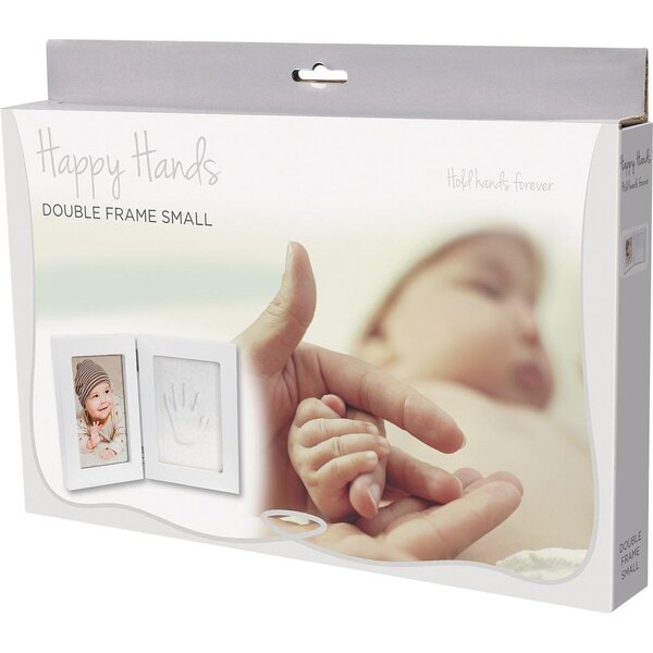 Dooky Happy Hands foto rāmis + plaukstas nospieduma atveidotājs 26x17cm - Dooky