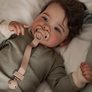 Elodie Details Pacifier Clip Wood - Blushing Pink - Tinynord