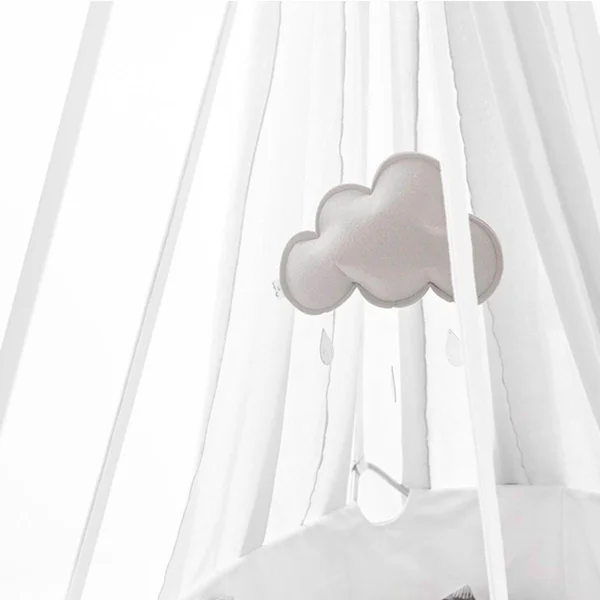 Leander canopy for Classic baby cot, White - Leander
