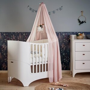 Leander canopy for Classic baby cot, Dusty Rose - Leander
