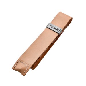 Leander leather strap for safety bar, Natural - Leander