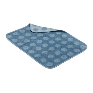 Leander changing cushion cover, Dusty Blue - BabyOno