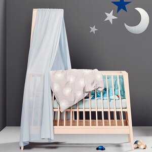 Leander Canopy for Linea and Luna baby cot, Dusty blue - Leander