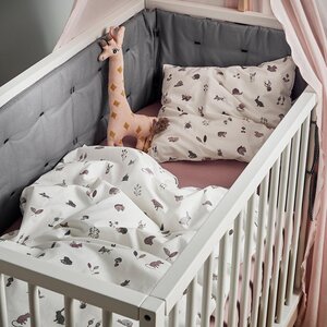 Leander комплект постельного белья Baby, 70x100 cm, Forrest Dusty Rose - Leander