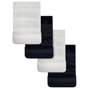 Carriwell Bra Extenders White and Black, 4pcs - Carriwell