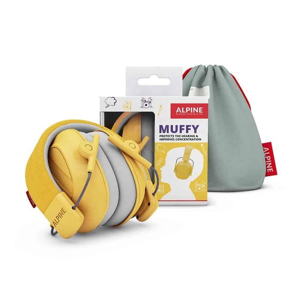 Alpine Muffy  kõrvaklapid lastele vanuses 5-16 eluaastat, Yellow - Alpine Muffy 