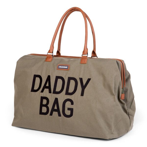 Childhome rankinė Daddy bag - canvas Khaki - Childhome