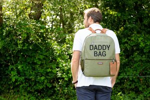Childhome Daddy bag care backpack - canvas Khaki - Childhome