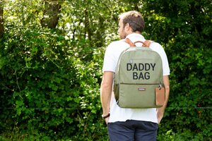 Childhome tarvikute kott Daddy bag canvas Khaki - Childhome