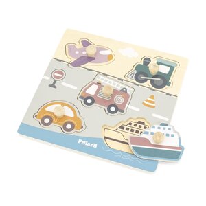 PolarB Flat Puzzle -Transportation - Done by Deer