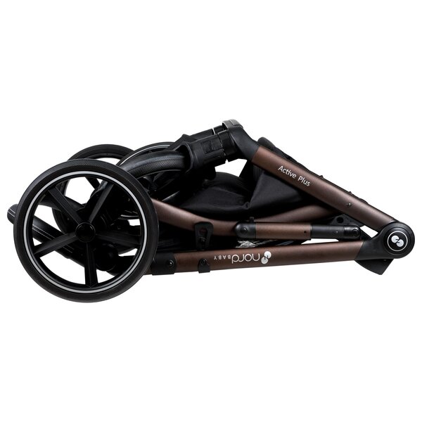Nordbaby Active Plus kомплект коляски Sea Green, Bronze Black  - Nordbaby