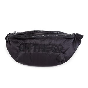 Childhome Banana bag on the go puffered Black - Childhome