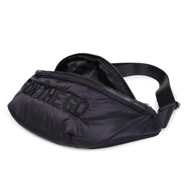 Childhome Banana bag on the go puffered Black - Childhome