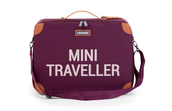 Childhome Mini traveller kids suitcase Aubergine - Childhome