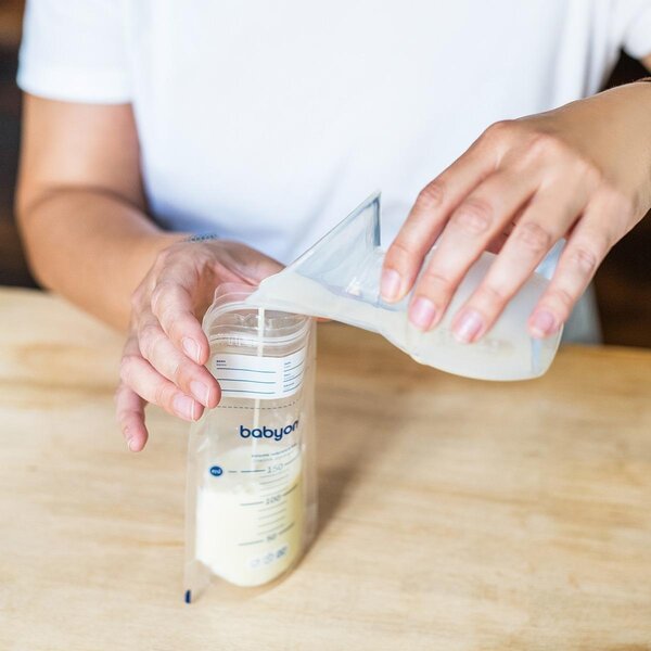 BabyOno silikona krūts piena savācējs - BabyOno