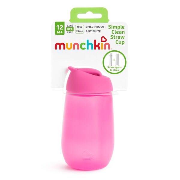 Munchkin бутылочка с соломинкой 1pk Simple Clean 296ml - Munchkin