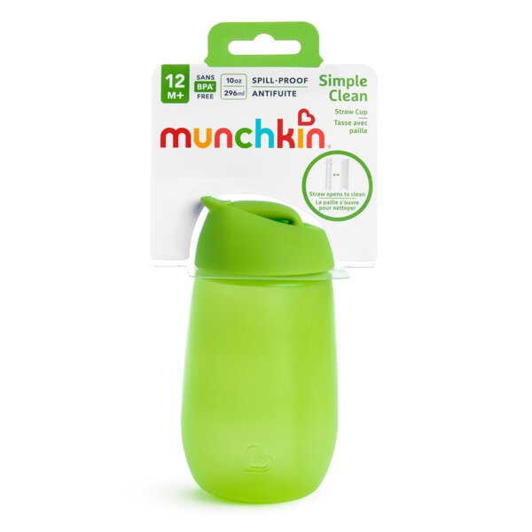 Munchkin joogipudel kõrrega Simple Clean 296ml - Munchkin