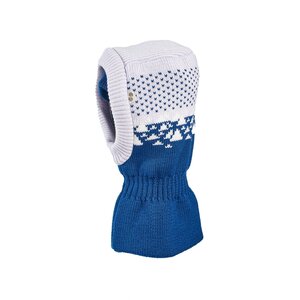Nordbaby merino wool balaclava, Foggy Bluebell - Nordbaby