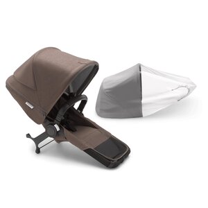 Bugaboo Donkey 5 Duo extension set complete, Mineral Taupe - Bugaboo
