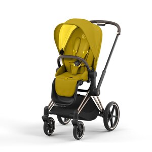 Cybex Priam V4 stroller set Mustard Yellow, Rose Gold frame - Cybex