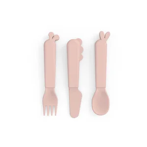 Done by Deer Kiddish cutlery set Deer friends Powder - Done by Deer