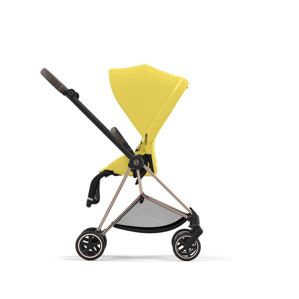 Cybex Mios stroller web set V3 Mustard Yellow+Rose Gold Frame - Cybex
