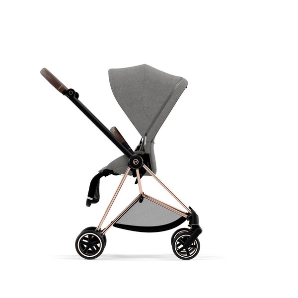 Cybex Mios stroller web set V3 Plus Manhattan Grey + Rose Gold Frame - Cybex