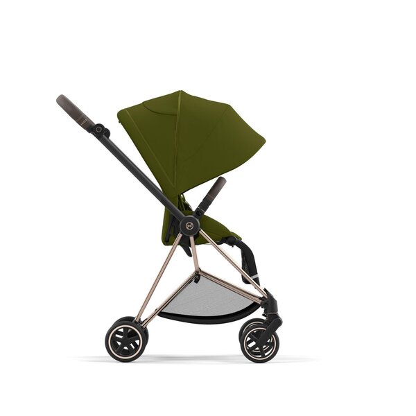 Cybex Mios stroller web set V3 Khaki Green + Rose Gold Frame - Cybex