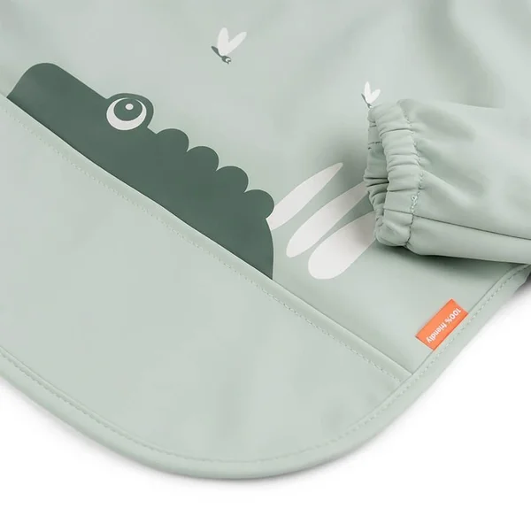 Done by Deer sleeved pocket bib Deer Friends - Done by Deer