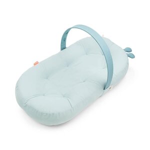 Done by Deer Cozy lounger w. activity arch Raffi Blue - Doomoo