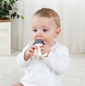 Mombella прорезыватель для зубов Octopus Grey - Mombella