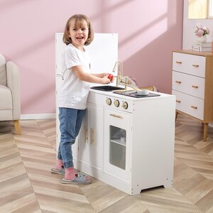 PolarB Classic White Modern Kitchen with Light and Sound - Childhome