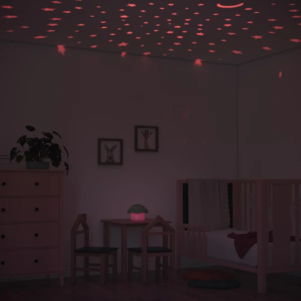 Pabobo Mushroom stars projector Pink - Pabobo