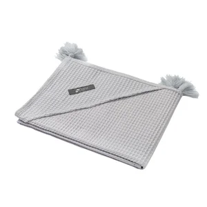 Nordbaby hooded towel with tassels 100x100cm - Nordbaby
