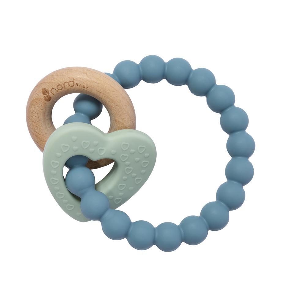 Nordbaby Silicone Teether, Blue - Nordbaby