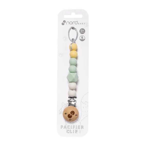 Nordbaby Silicone Pacifier clip, - Nordbaby