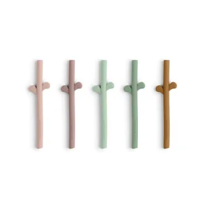 Done by Deer Peekaboo silicone straw 5-pack  - Done by Deer