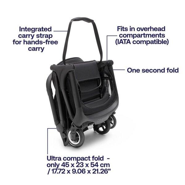 Bugaboo Butterfly complete Black/Stormy Blue - Bugaboo