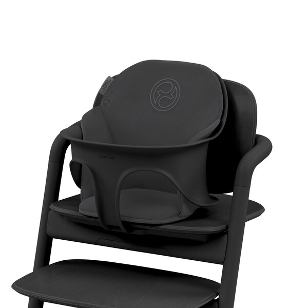 Cybex Lemo highchair set 3 in1 Stunning Black with comfort Inlay - Cybex