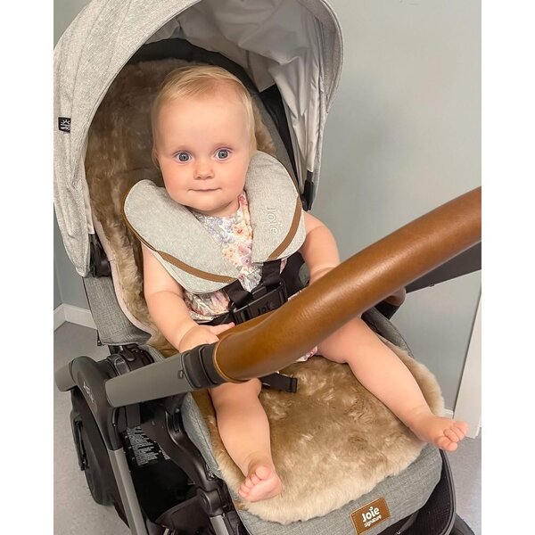 Easygrow Lamb Skin stroller Sand  - Easygrow