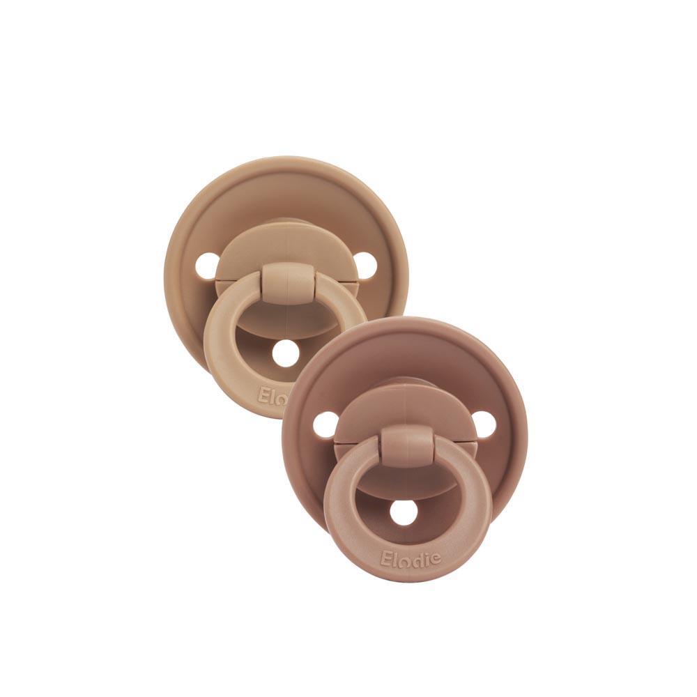Elodie Details silicone pacifier 2pcs, Binky Soft Terracotta - Elodie Details