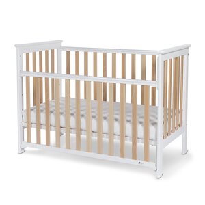 Nordbaby dropside cot bed 60x120cm, Leolia White - Nordbaby