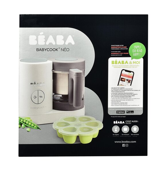 Beaba Babycook Neo blender-auruti Grey/White - Beaba