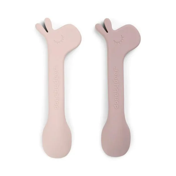 Done by Deer Silicone spoon 2-pack Lalee  - Done by Deer