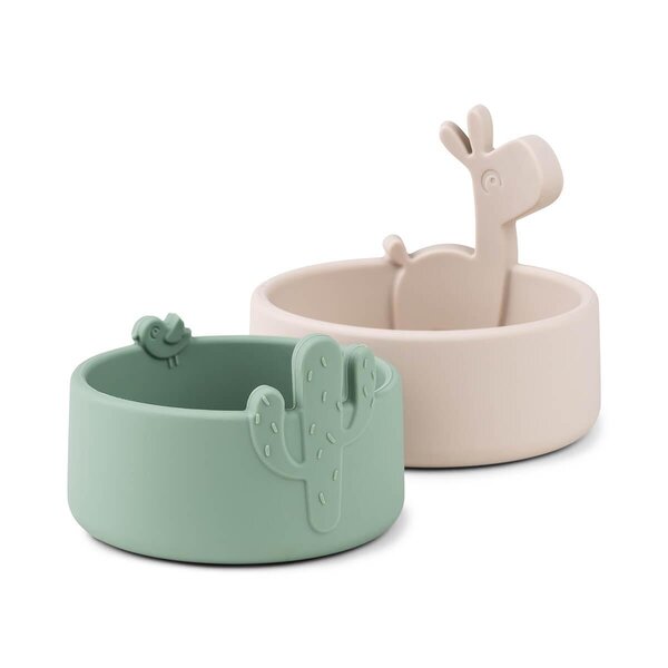 Done by Deer Silicone bowl set 2 pcs Lalee - Done by Deer