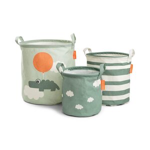 Done by Deer Storage basket set 3 pcs Happy clouds  - Done by Deer