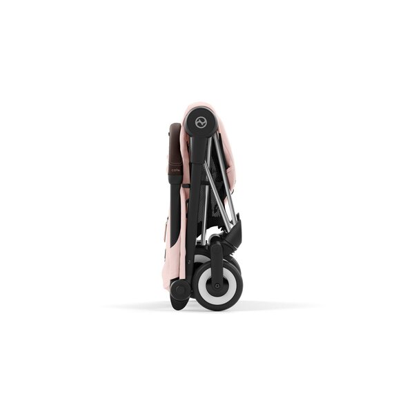 Cybex Coya vežimėlis Peach Pink, chrome brown frame - Cybex