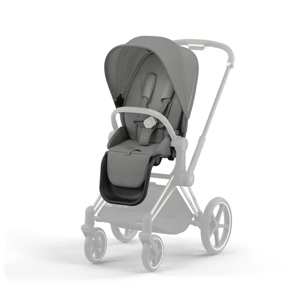 Cybex Priam V4 vankrikomplekt Mirage Grey, Chrome Brown raamiga - Cybex