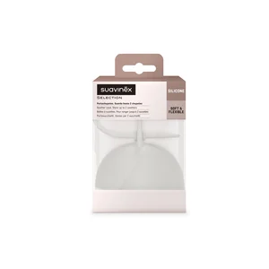 Suavinex silicone soother holder Soft Grey - Suavinex